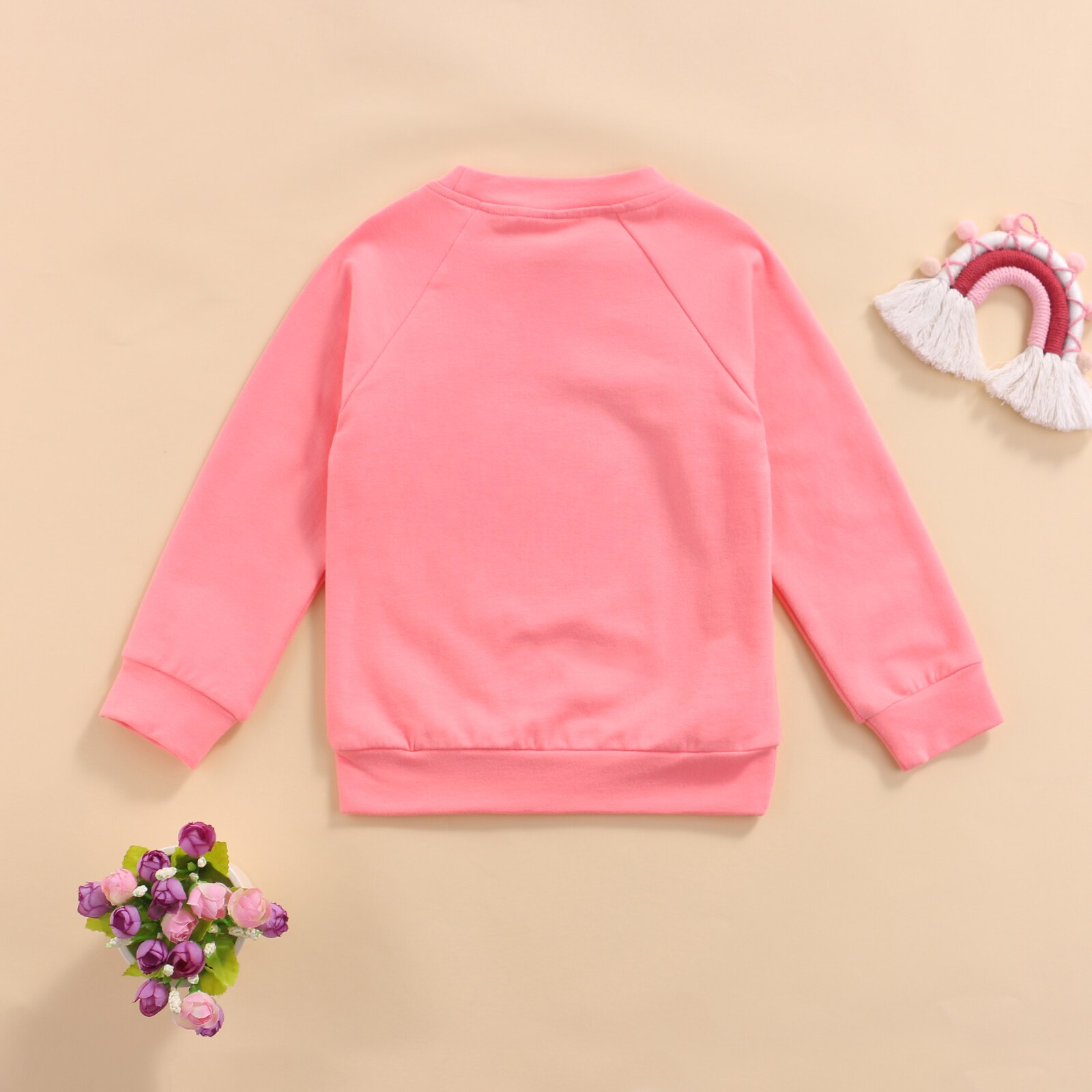 Baby Meisjes Mooie Herfst Kerst Sweatshirt Tops Outfits 0-4Y Brief Gedrukt Lange Mouwen Trui Uitloper