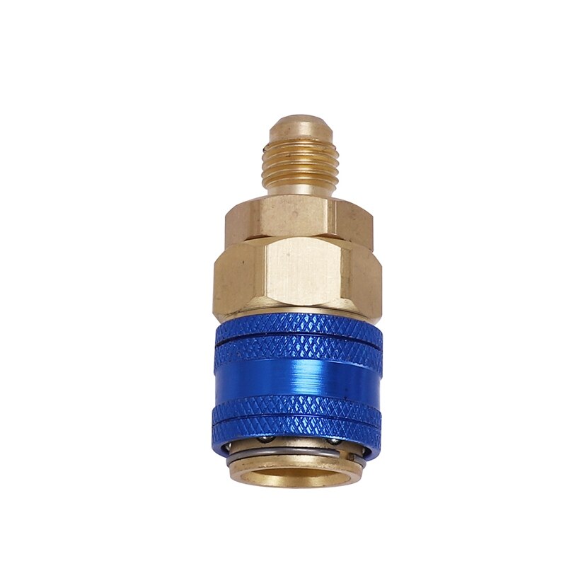 Oil/Dye Injector 30Ml 1 Oz with Low Side Quick Coupler Adapter 1/4 SAE R134A Manual Oiler A/C Oil Injector Adapter,Automotive Ai