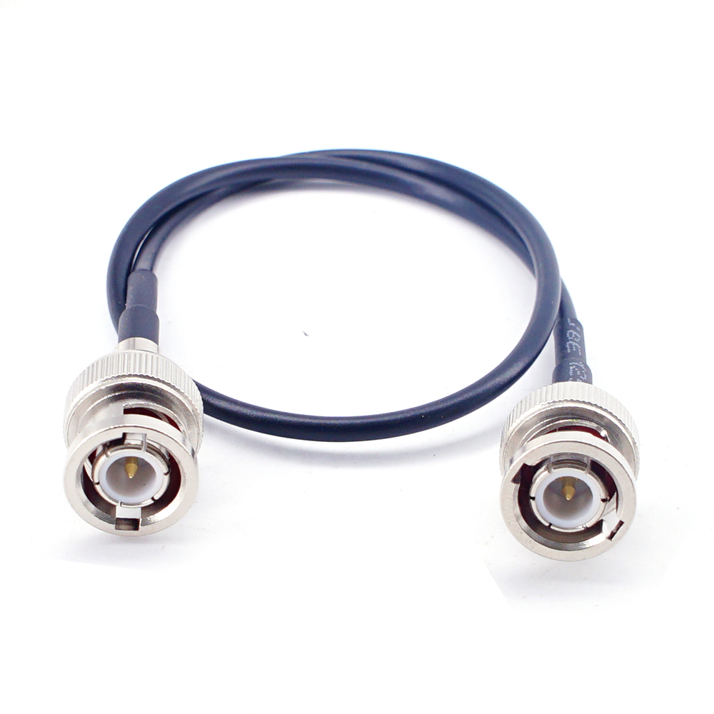 BNC Male To BNC Male Plug Connector Adapter Rf Pigtail Coaxial Rg174 Jumper Coax Extension Cable