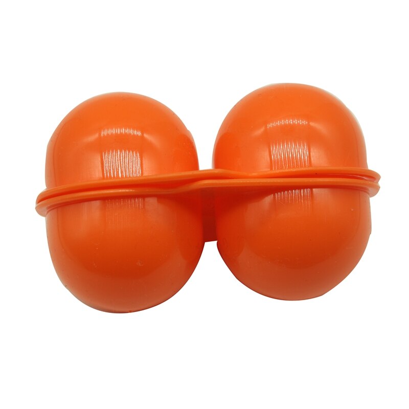 Caja de almacenamiento portátil, contenedor de plástico para acampar al aire libre, senderismo, Picnic, cocina, conveniente, dos huevos,: 2 Egg Orange