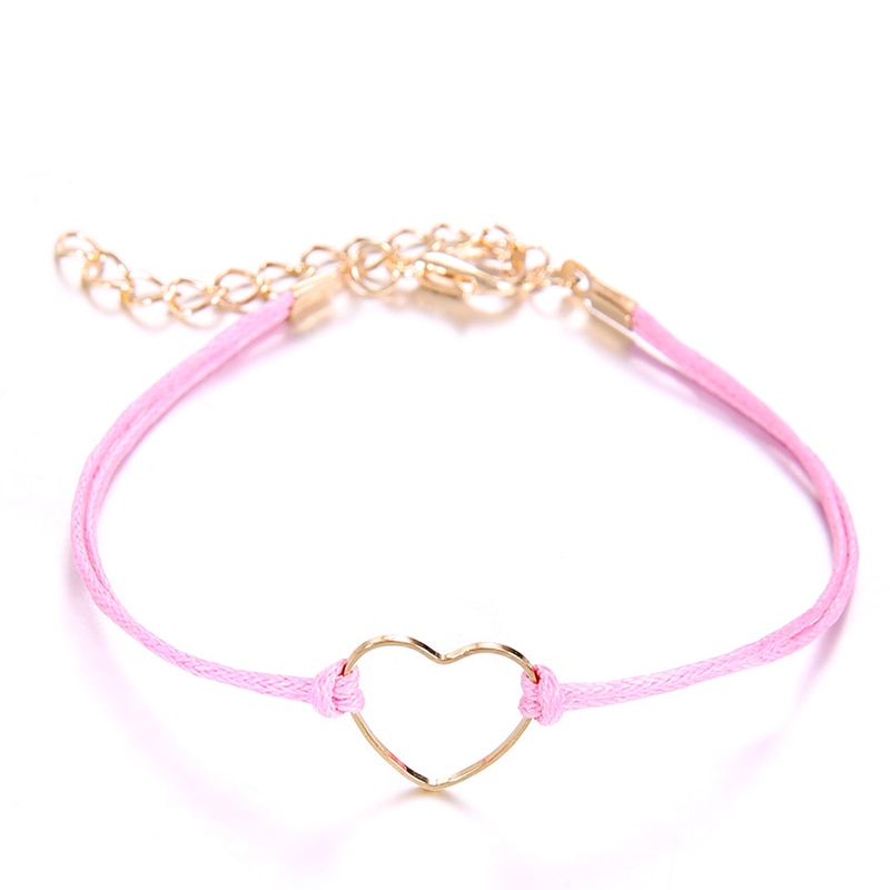4 Pçs/set Bohemian Weave Coração Amor Dream Catcher Contas Cadeia de Borla Multicamadas Couro Pulseira Set Mulheres Presente Jóias Da Moda