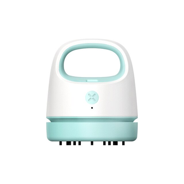 Bureau Vacuüm Mini Handheld Stofzuiger Auto Draadloze Draagbare Home Usb Opladen Desktop Vacum Cleaner Aspirapolvere Auto: blue