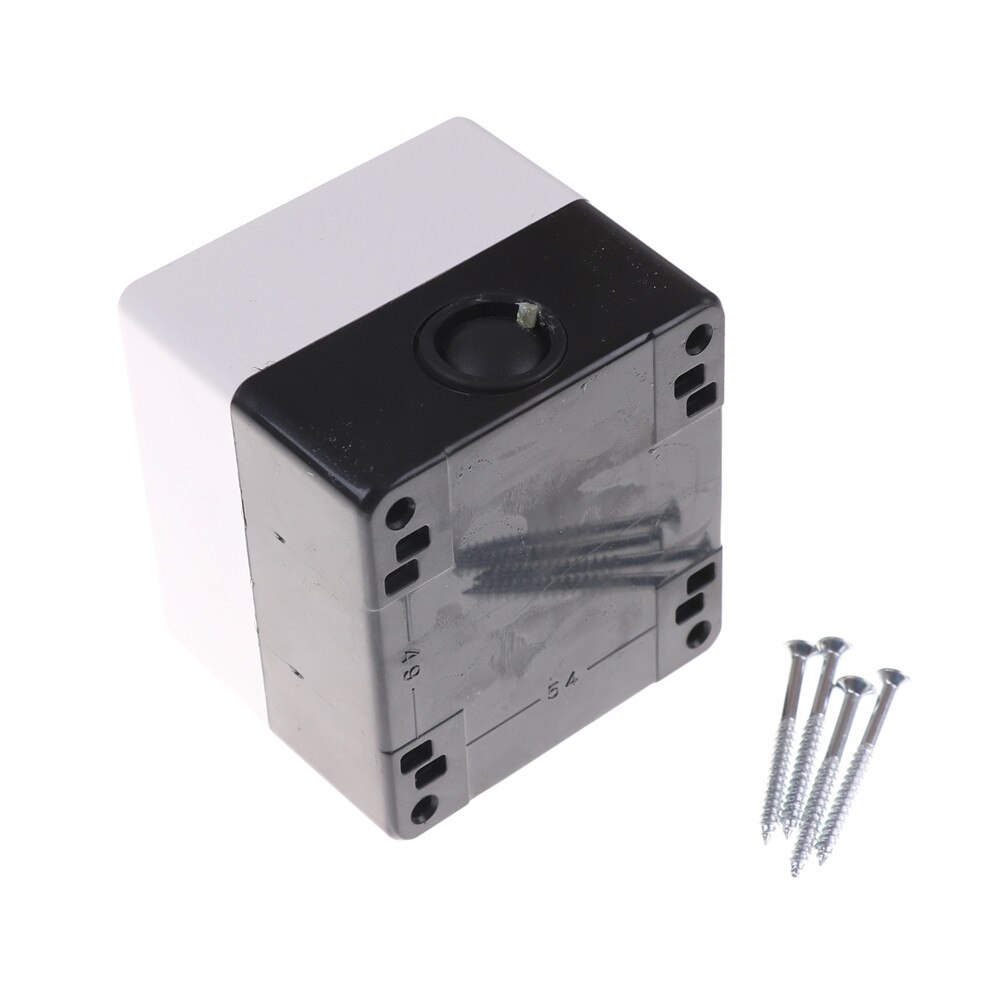 1pcs Plastic Control White Push Button Switch Box Station 1 Switch 22mm Box Push Button Case