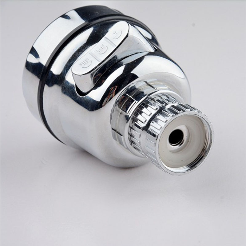 Multi kitchen Faucet connector shower water saver three adjustment universal rotation spatter proof faucet head adapter