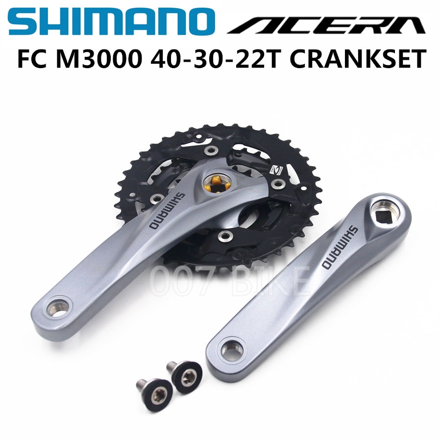 Shimano acera fc -m3000 kranksæt  m3000 3 x 9- hastigheder 44-32-22t 170mm 9 hastigheder kranksæt