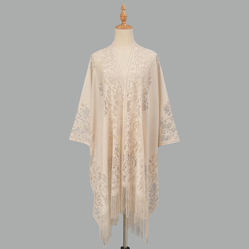 Effen kleur driehoek kanten sjaal elegante vrouwen avondfeest sjaal pure holle mesh bruids bruidsmeisje stola bruiloft sjaals wrap: Goud