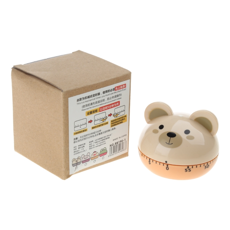 Koken Mechanische Machines Timer 60 Minuten Keuken Koken Timers Klok Luid Alarm Tellers Handmatige Timer ABS Dropsale