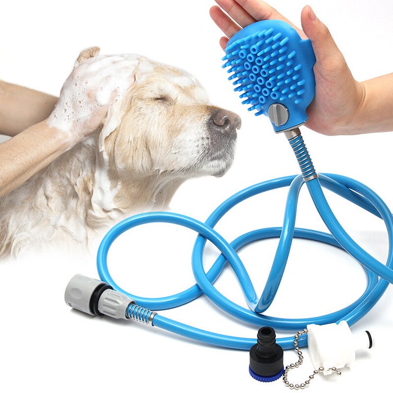 Pet Hond Kat Baden Spuit Douchekop Schoonmaakproducten Voor Dier Huisdier Producten Massage Borstel Hond Accessoires Hond Bad