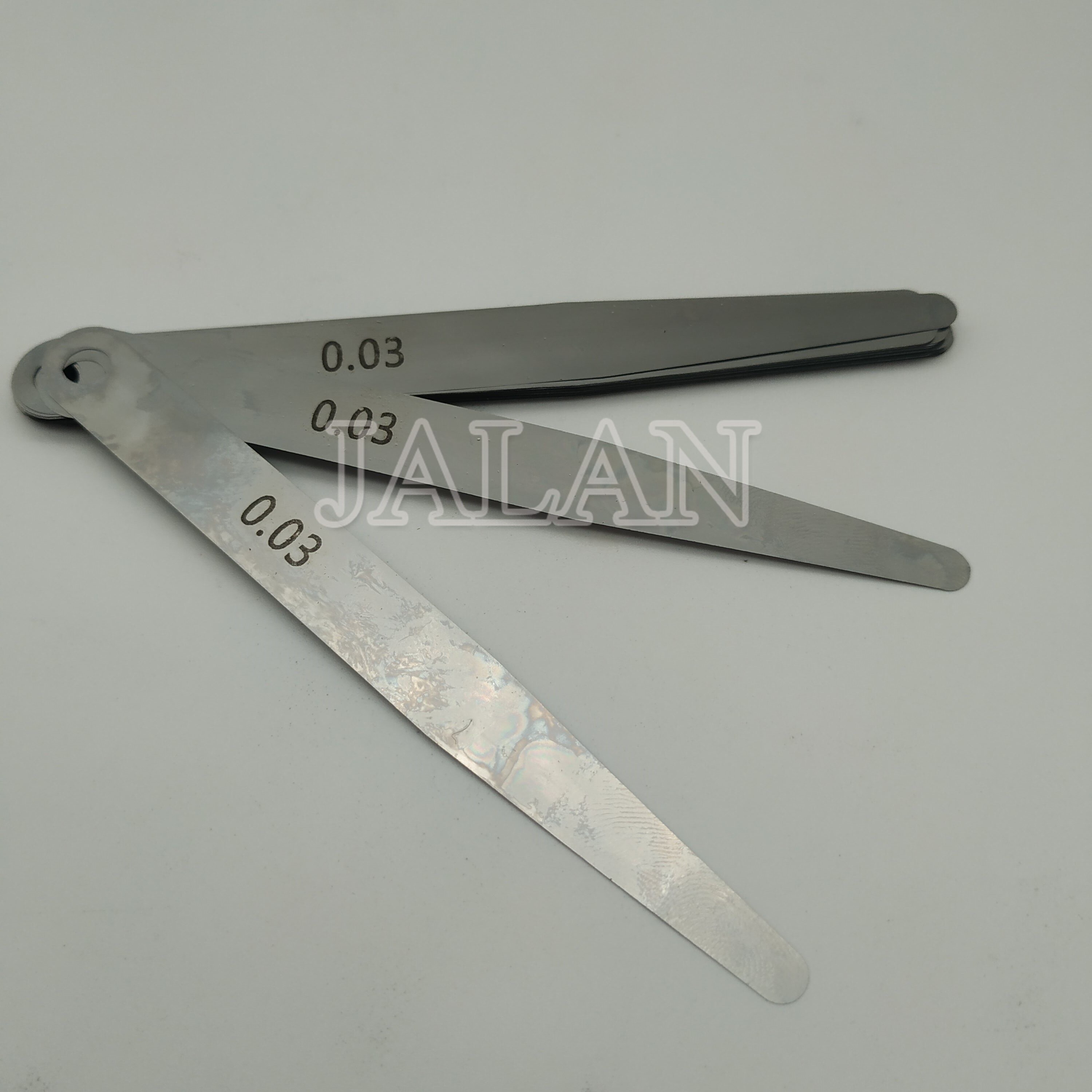 Super Thin Metal Feeler Gauge 100pcs 0.03/0.04/0.05mm/0.07mm Mobile Phone OLED LCD Glass Separate Blade Remove Tool