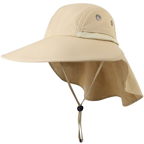 Furtalk sommer solheste hestehale safari hatte til kvinder brede fiske fisk hat med hals klap upf 50+  solbeskyttelseshætte til kvinde