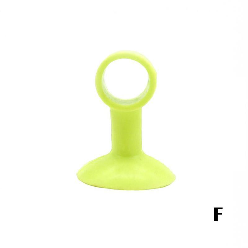 Silencieux de porte en Silicone multifonction | Bouton de porte, tampon de poignée sans poinçon, arrêt de porte, couteau anti-Collision, Sili R7I5 1 pièce: F