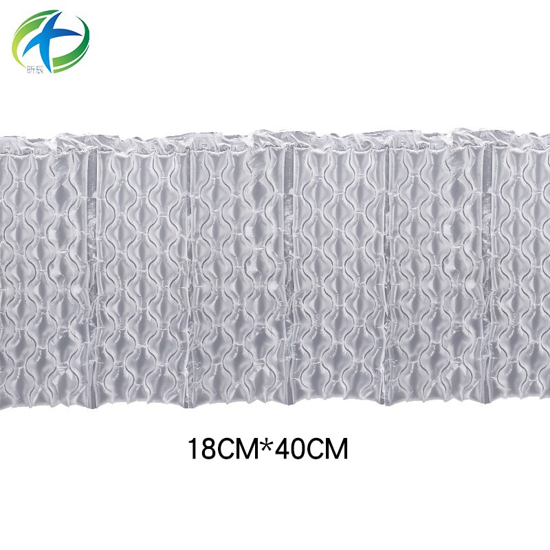 Película de cojín de aire 40*20cm 30um para máquina de amortiguación de aire, máquina de envasado de burbujas de colchón de aire