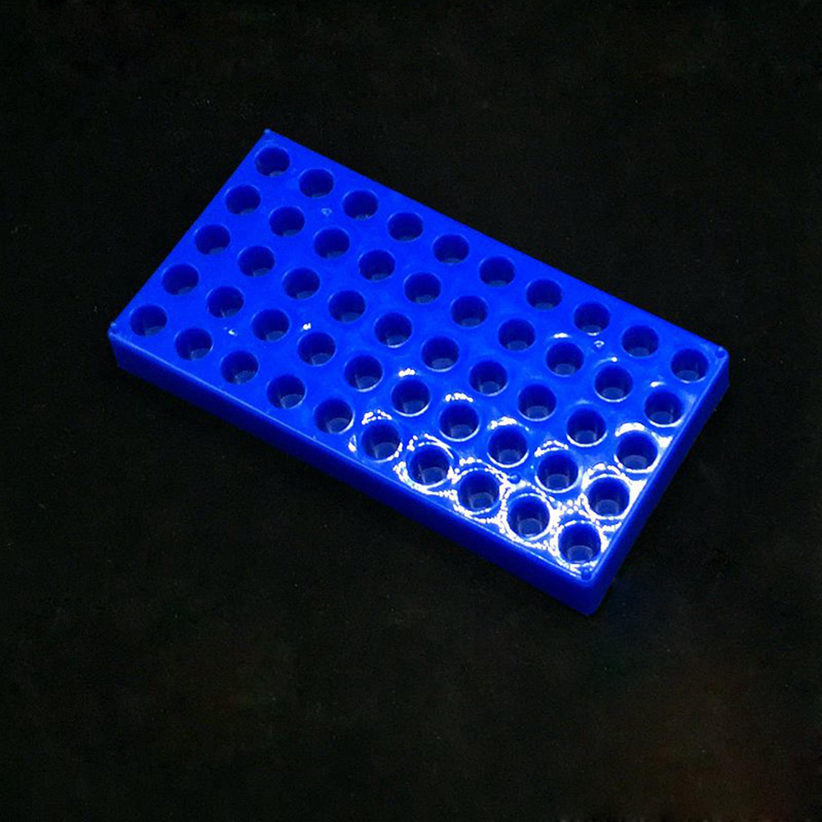 50 Holes Plastic Centrifuge Tube Rack Laboratory Test Tubes Holder Bracket Rack 1.5/2ml Centrifuge Vials Stand Diameter 12mm