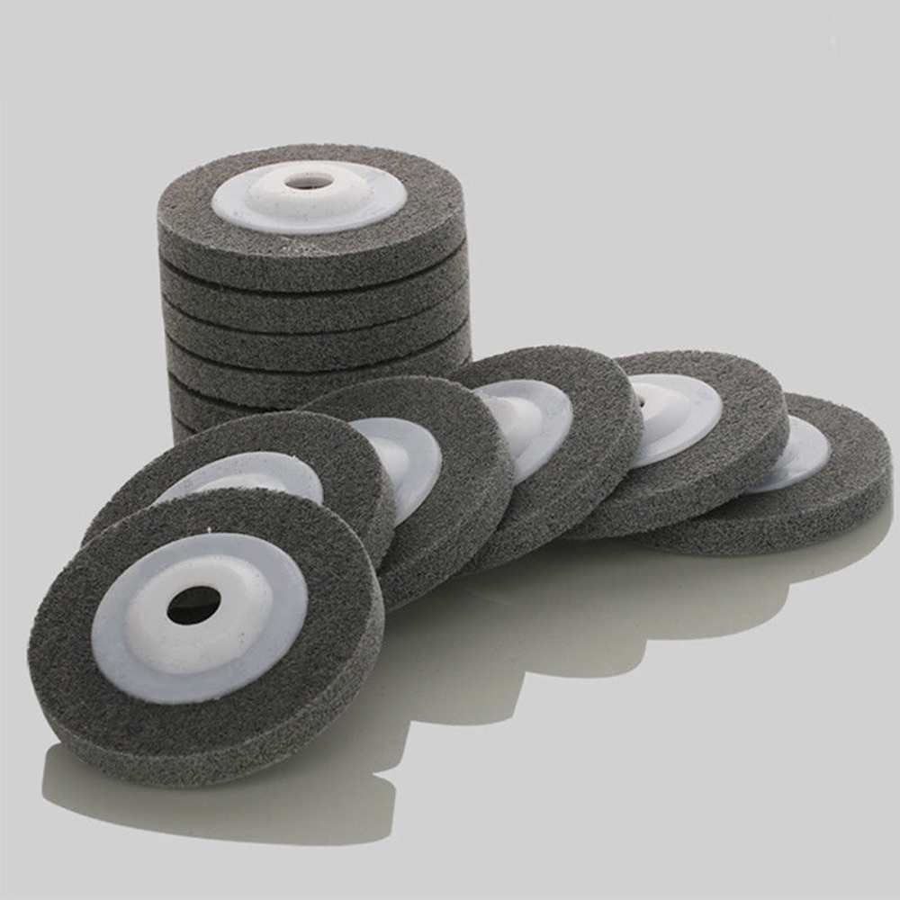 4 '' 100mm nylonfiber polerende pudseskive til vinkelsliber stor varmeafledningseffekt