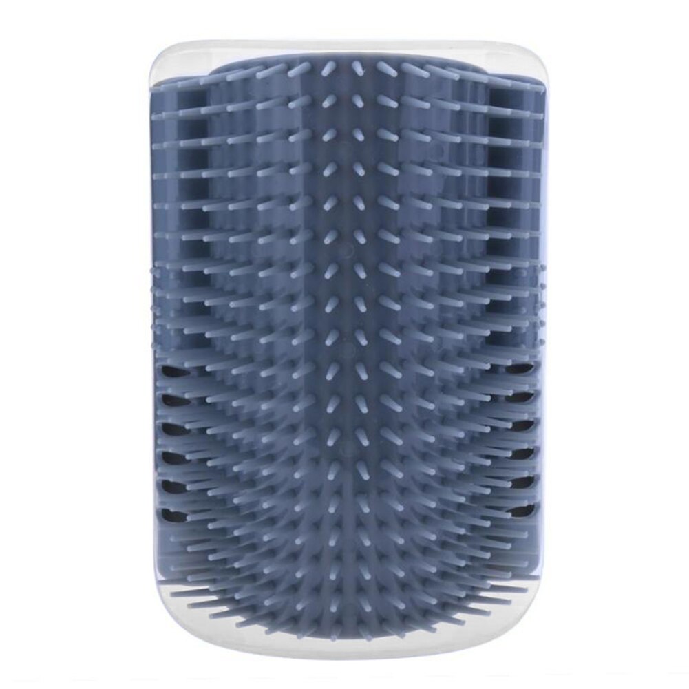 Cat Scratcher Brush Corner Cat Massage Self Groomer Comb Brush Cat Rubs the Face with a Tickling Comb Cat Pet Supplies: Grey