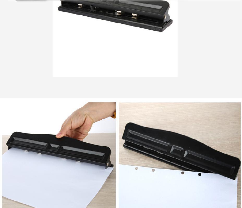 Sx-4404 Adjustable Four-hole Manual Punch Machine Thickness 12mm Punch Hole Punch Hole Binder Binder Diy Inner Page Tool
