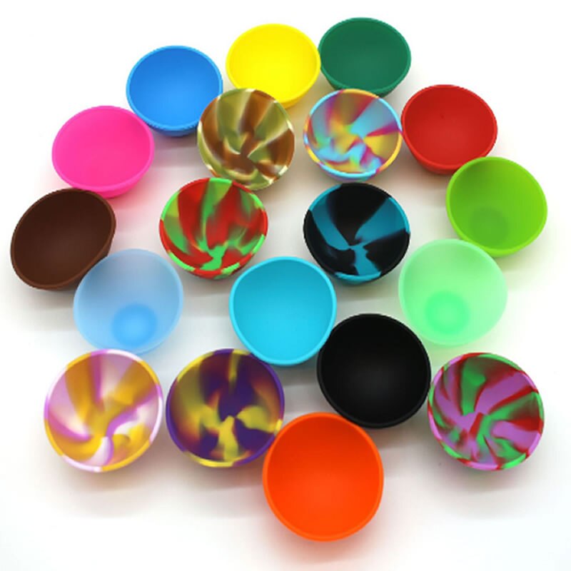 Silicone Mini Bowl Silicone Bowl Baby Solid Food Bowl Kitchen Seasoning Bowl Mask Dishes Children's Products