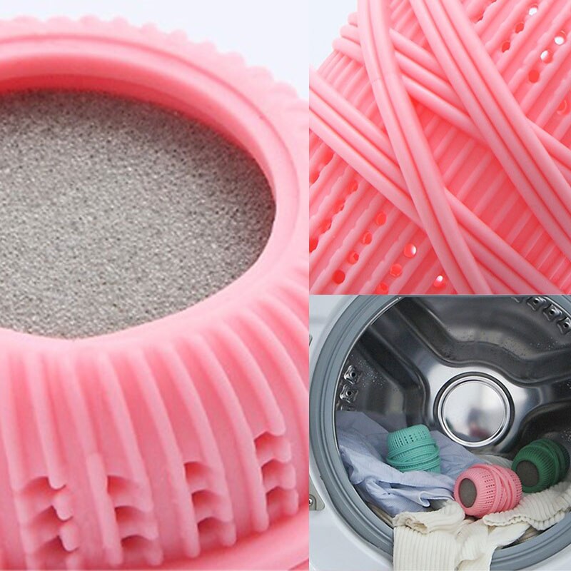 1 Pieces Reusable Dryer Laundry Ball Washing Drying Fabric Softener Ball for Home