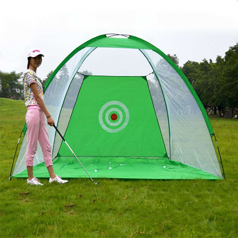 Utomhus inomhus golf öva nät golf slå tält portabel trädgård gräsmark golf tält nät golf träningshjälp golftillbehör