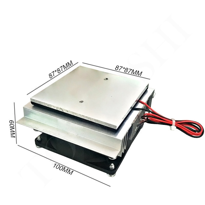 60W Semiconductor Refrigeration Sheet Refrigerator Diy Refrigeration Plate Low Power Radiator System 12V Frost Module XD-1037