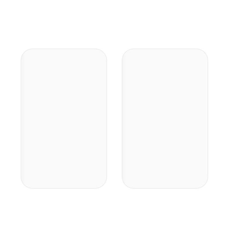 2 stk 3d buet kant fullskjerm deksel herdet glass skjermbeskytter film deksler etui til xiaomi mijia mini 4k actionkamera