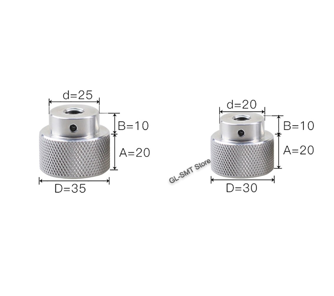 1Pcs Knurled Thumb Nuts With Side Hole Aluminum Alloy Hand Grip Knobs Step Nut M6 M8 M10 M12