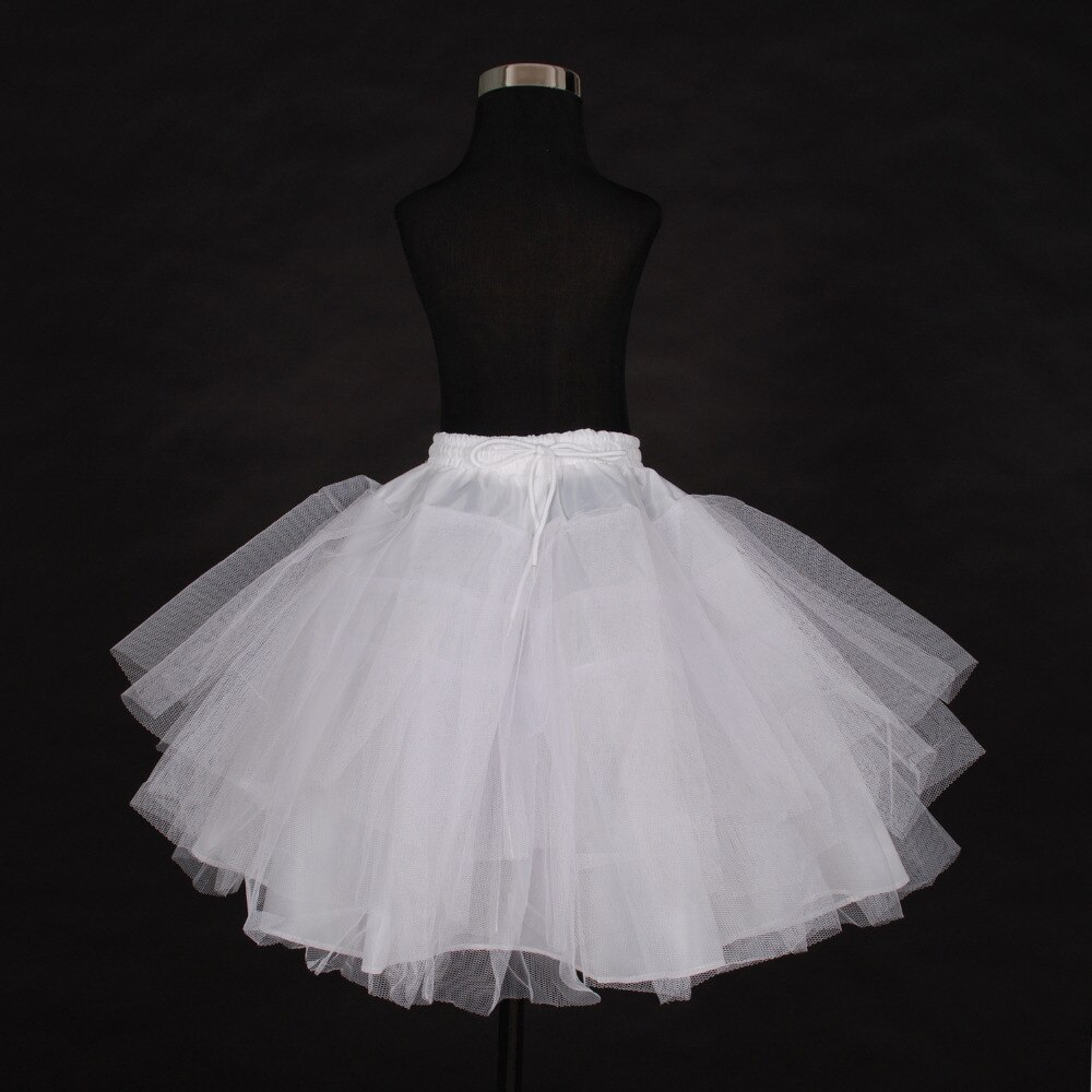 Jupon bouffant en Tulle blanc de pour petite fille, jupe Tutu, accessoires de mariage,