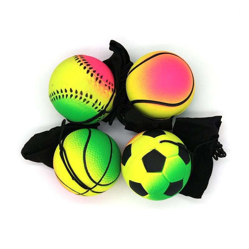 Elastic String Wrist Rebound Sport Ball, Baseball Soccer Tennis Training Equipment, Portable Outdoor Party Workout Leisure Exerc