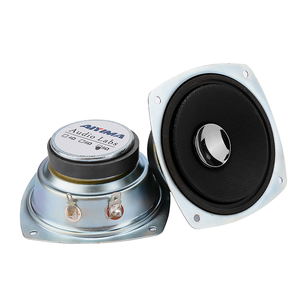AIYIMA 2PCS 8 Ohm 30W Voor LG 3inch Mid-Range Auto Speaker hoogwaardige Gevlochten potten Home Theater Sound Systeem Mid Luidspreker