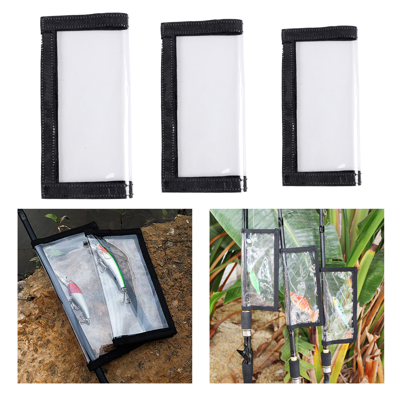 Fishing Lure Wraps Fishing Lure Cover Lure Wrap Lures Protective Covers Clear PVC Lure Covers