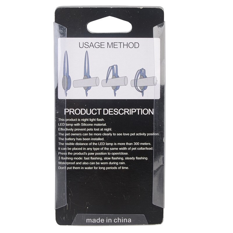 LED Dog Tag Light 3 Flashing Model Bright Waterproof Dog Collar Light Safety Light for Dog Walks & Outdoor Sport