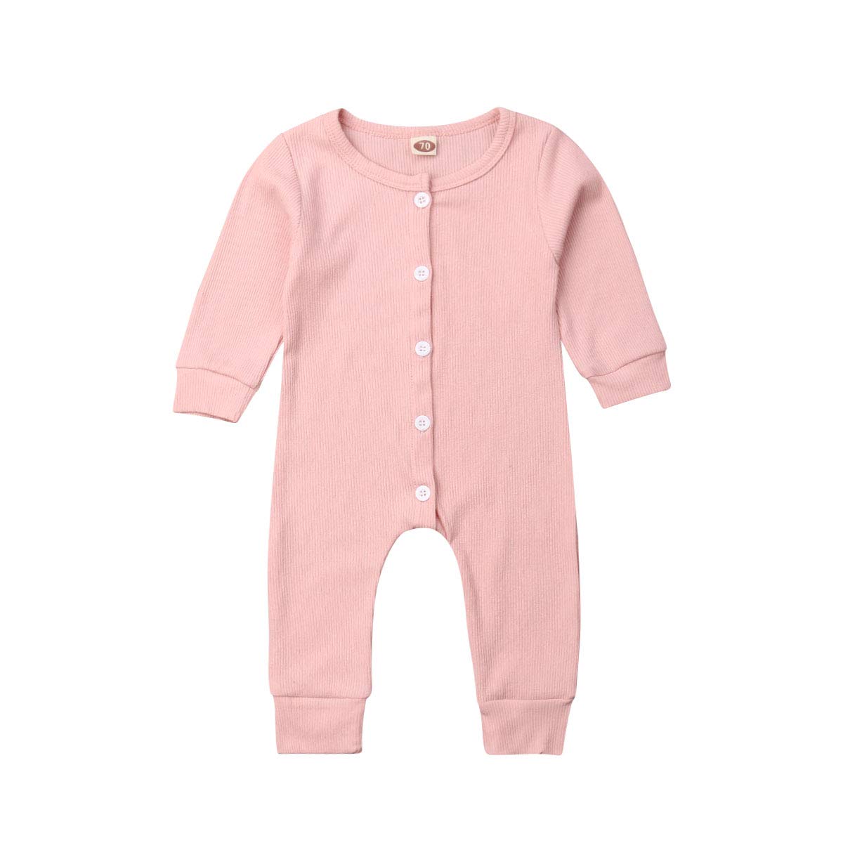 Unisex-vauvan toppahousut pitkähihaiset napit tytöille poikien toppahousut kiinteät taaperohousut vapaa-ajan haalarit vastasyntyneiden housut poikien vaatteet