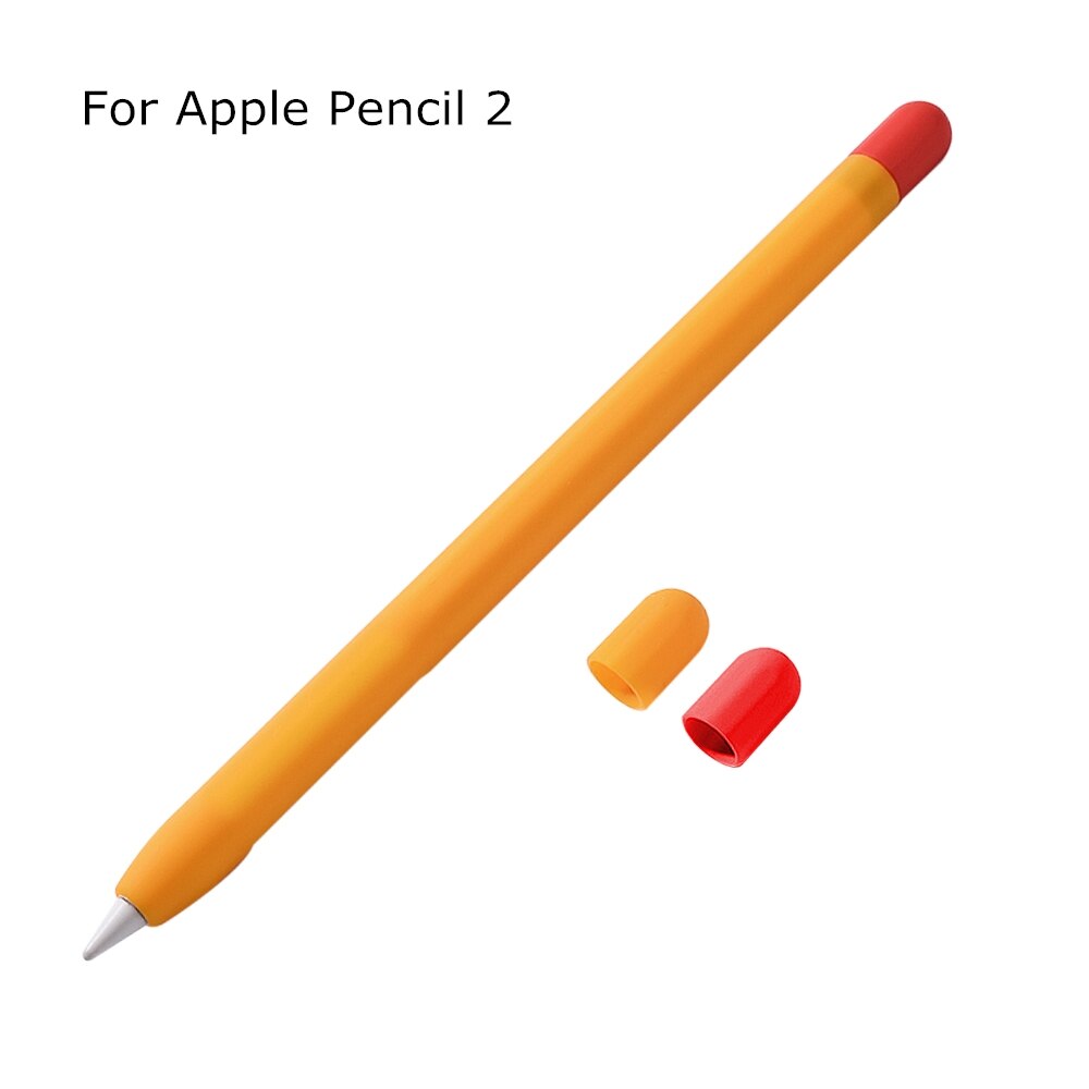 For Apple Pencil 2 1st 2nd Case Pencil case Tablet Touch Stylus Pen Protective Cover Pouch Portable Soft Silicone Case cover: 12