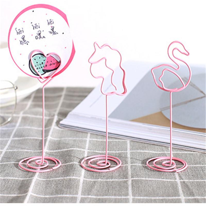 Stationery Desk Notes Clips Wedding Favors Place Card Table Photo Memo Number Name Clips Message Clips Kids Folder Holder