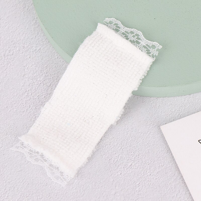 1/12 Mini Bathroom Hand Towel Model Toys Dollhouse Miniature Accessories Diy Furniture Toy: WT