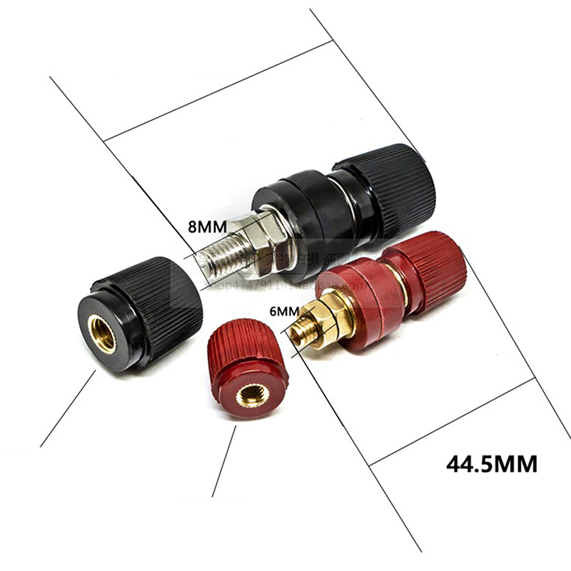 Goujon en laiton de 6mm 8mm, connecteurs de jonction d'alimentation de batterie à distance Premium, Kit de bornes de remplacement, accessoires automobiles