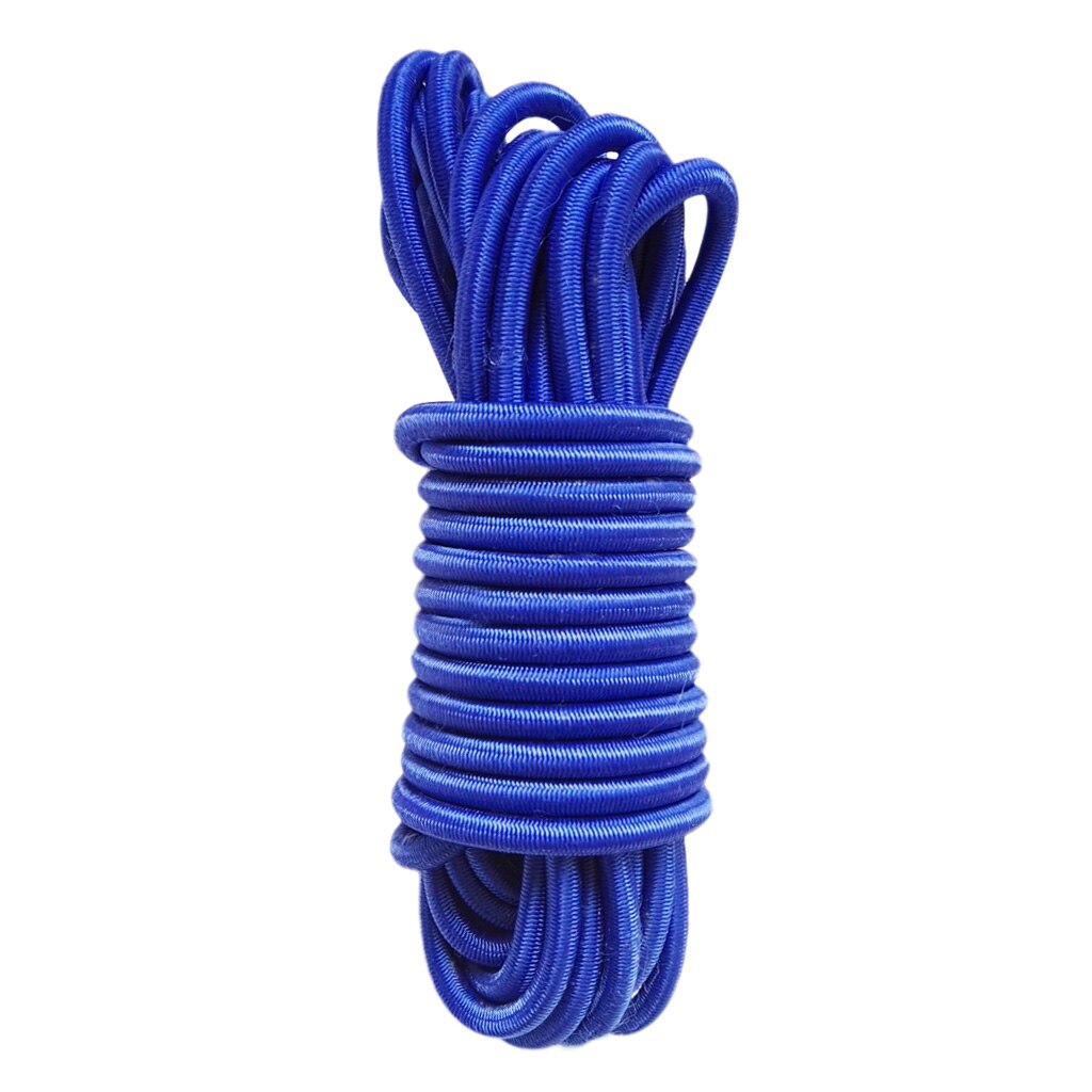 4mm x 10 meter sterk elastisch bungee-koord schokkoord vastbinden doe-het-zelf verschillende kleuren: Blauw