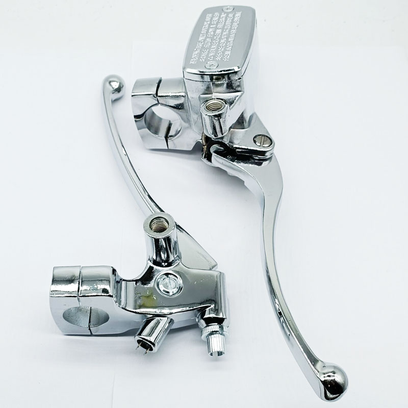 Palanca de embrague de freno hidráulico, cilindro maestro para galvanoplastia de 25MM, adecuado para Honda CB400SF/Yamaha/Suzuki, manija de embrague izquierda