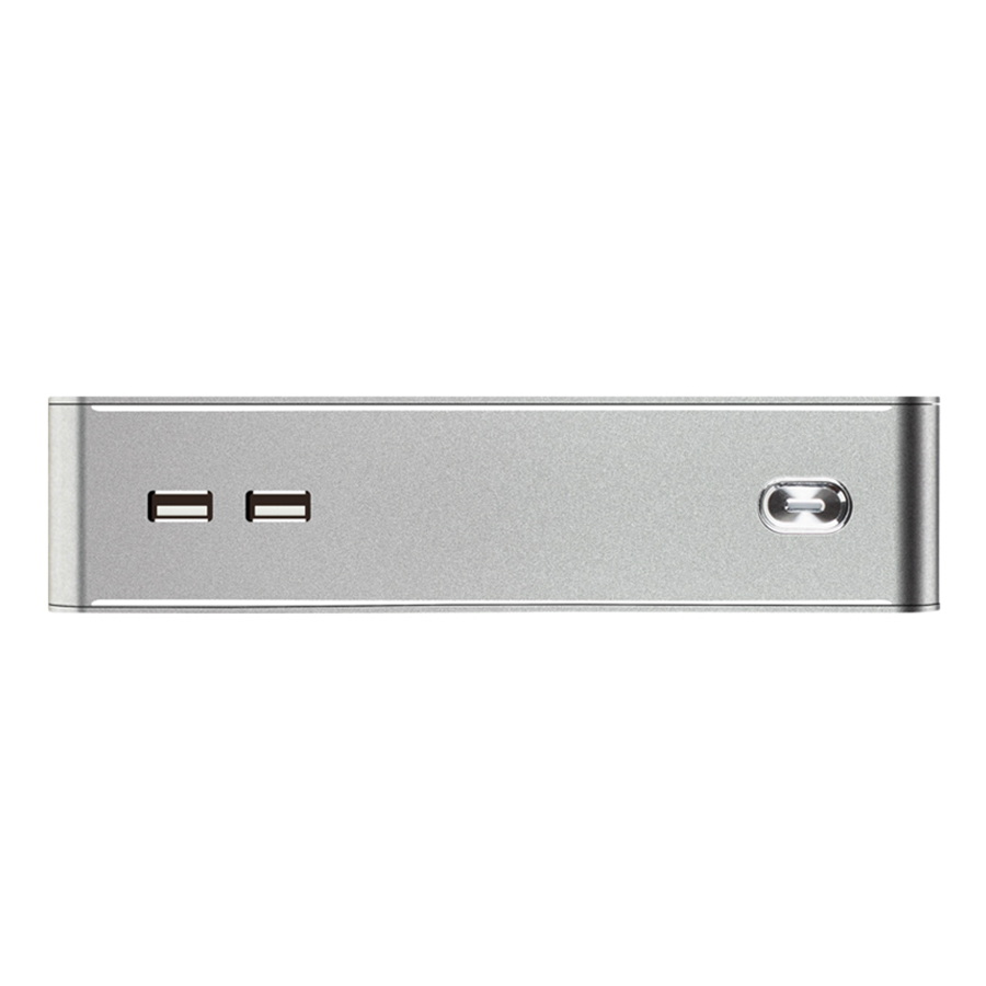 Mini ITX Case Thin Client Pc Aluminum Chassis 2*USB2.0 E.mini
