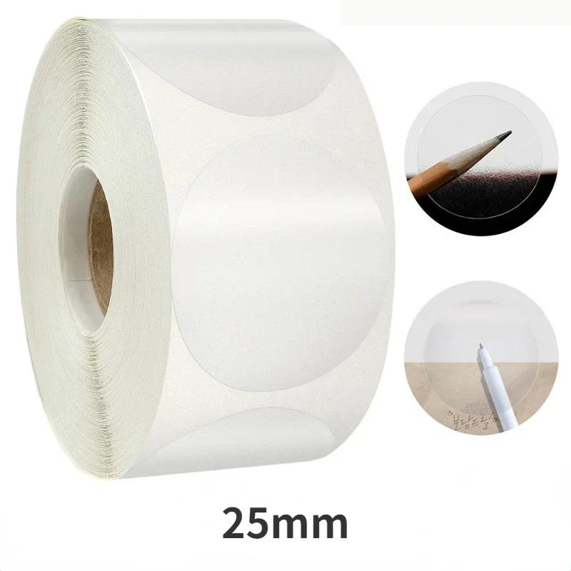 500 Stück/Rolle transparente kreisförmige Versiegelung etiketten Kasten Verpackungs aufkleber dekorative Versiegelung aufkleber 20/25/30/38/50mm: Licht Grün
