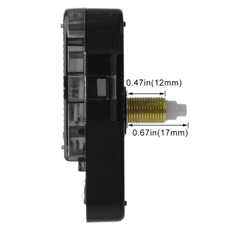 DIY Wall High Torque Long Shaft Clock Movement Mechanism Kits with Replacement Repair Parts Silent Custom Clock