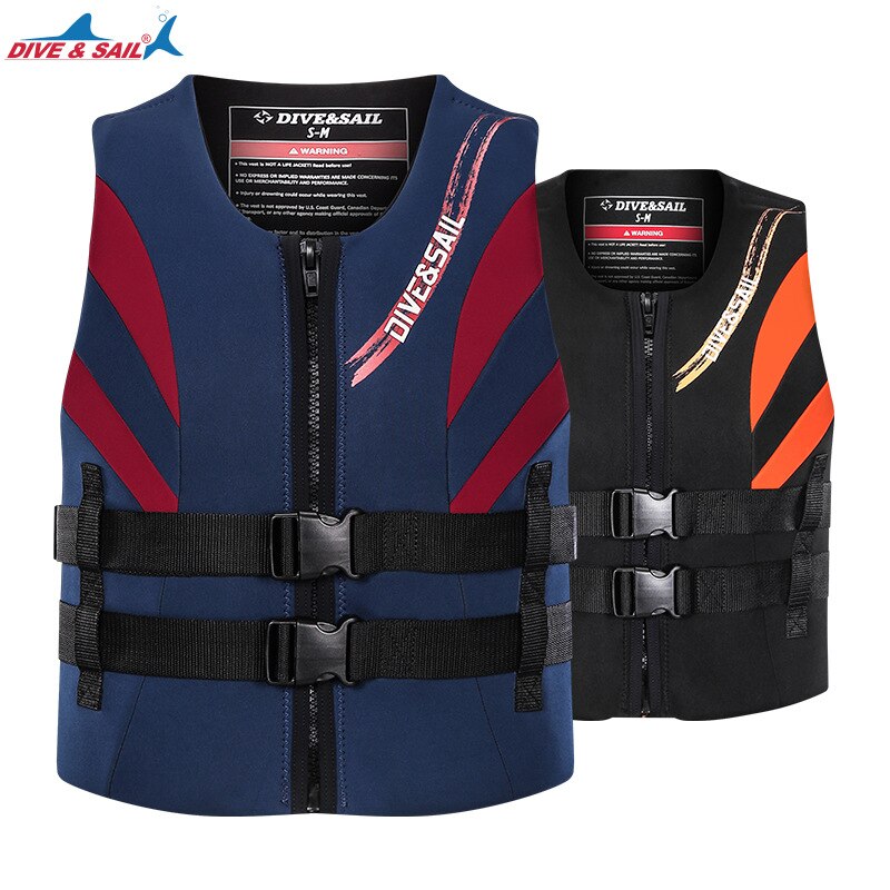 Adult Men Women Safety Life Jacket Aid Sailing Boating Swimming Fishing Vest Buoyancy Waistcoat Diving Surfing