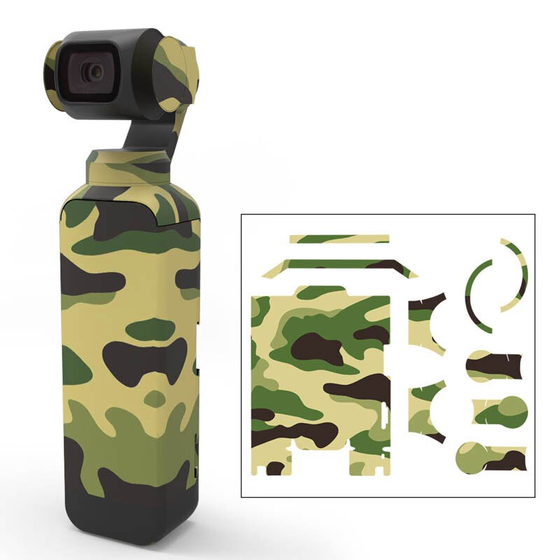 Body Decals For DJI OSMO POCKET Accessories Waterproof 3M PVC Stickers Body Decals Film For OSMO POCKET Handheld Gimbal Camera: White