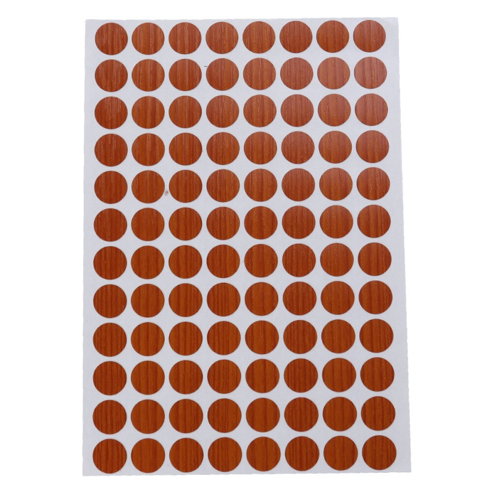 96pcs/sheet Screw Hole Cover Non-slip Decorative Screw Hole Cap Decal for Furniture: As Shown 1