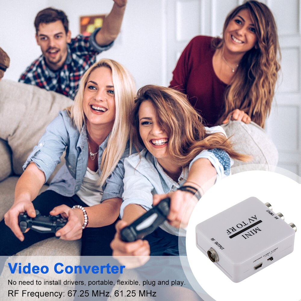 Mini HD Video Converter Box Plug and Play RCA AV C... – Grandado