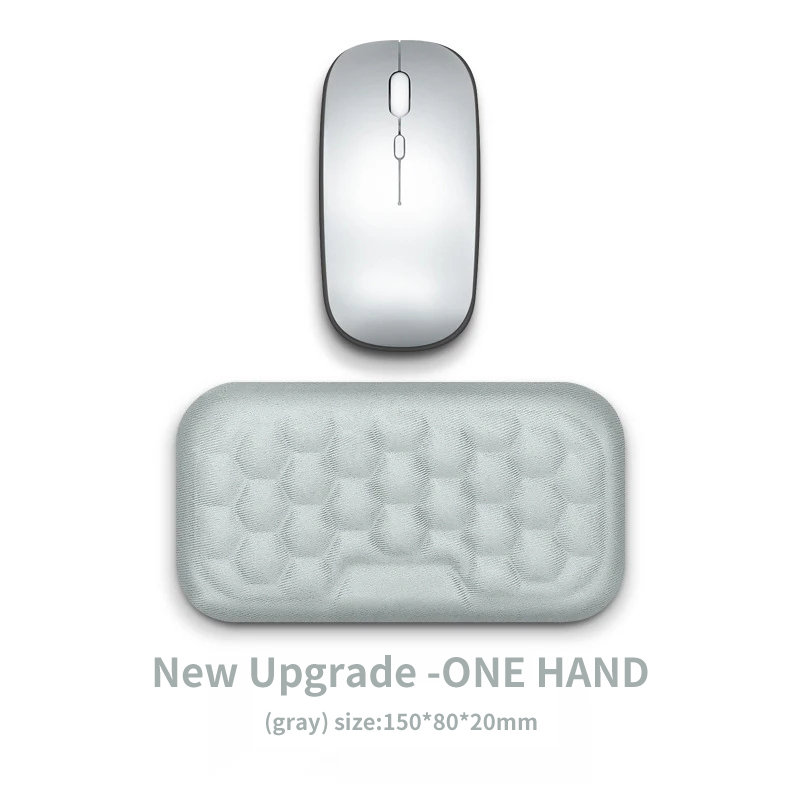 Polssteun voor toetsenbord, muis en toetsenbord, ergonomische polssteun voor computer, toetsenbord en laptop.: Khaki