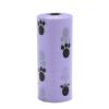 Neue 1/5/10/20 Rolle Haustier Hund Abfall Kacke Tasche Poo Druck Abbaubar sauber-hoch: Violett