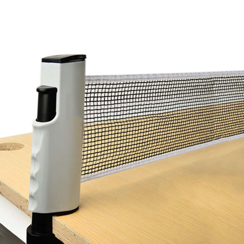 Retráctil malla Net para tenis de mesa de Ping-Pong de red Rack para cualquier mesa de tenis de mesa de Ping-Pong neto