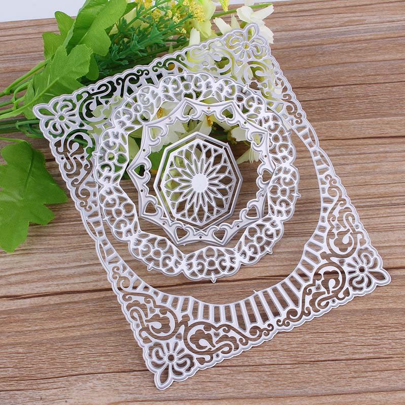 Snijmallen voor het maken van kaarten, stansen gesneden sjablonen voor doe-het-zelf scrapbooking fotoalbum decoratief reliëfpapier matrijzen voor het maken van kaarten sjabloon schattige broche pin