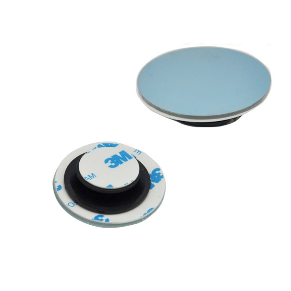 1pair,Free Ship,Round Anti-Glaring, Shatter-Proof,Frameless Blind Spot Mirror,2 Way Use: Fixed Or 360 Degree Adjust,3M Taped